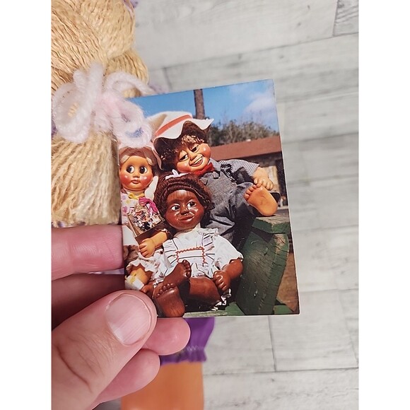 Vintage NABER KIDS Doll WOOD CHIPS & RESIN Sissi Rare COA ATTACHED Toddler 18" - Picture 4 of 11